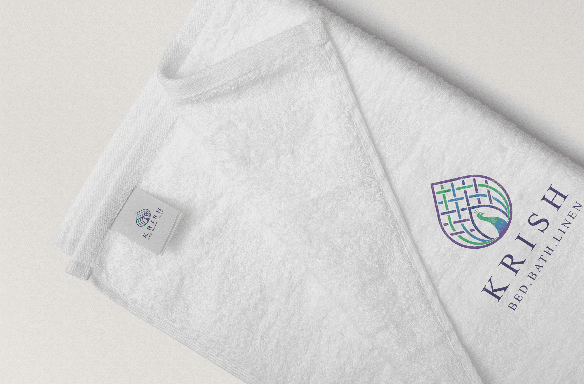 Krish Towel Print Graphic Design, Branding Packaging Design in tiruchengode by Creative Prints thecreativeprints