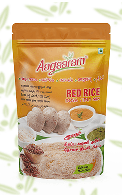 Aagaaram Brand Red Rice Dosa Idly Mix Branding & Packaging Design in Coimbatore by Violet Spark