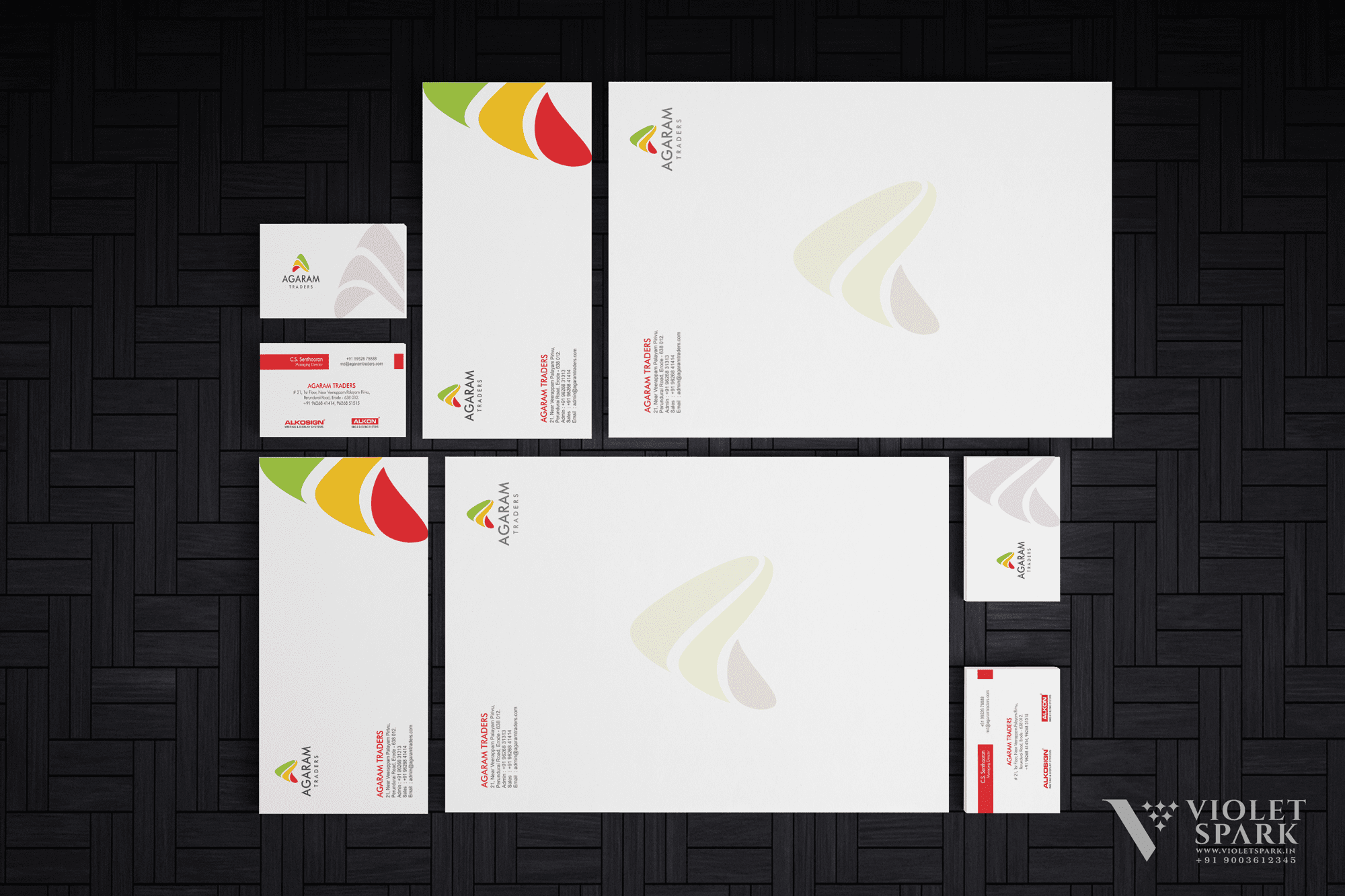 Agaram Traders Stationary Design Branding & Packaging Design in Tiruppur by Creative Prints thecreativeprints