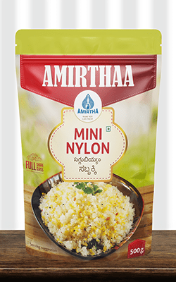 Amirthaa Brand Mini Nylon Branding & Packaging Design in Attur Namakkal by Violet Spark