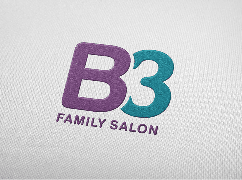 B3 Logo Embroidery Branding Design Digital Marketing in Erode by Violet Spark