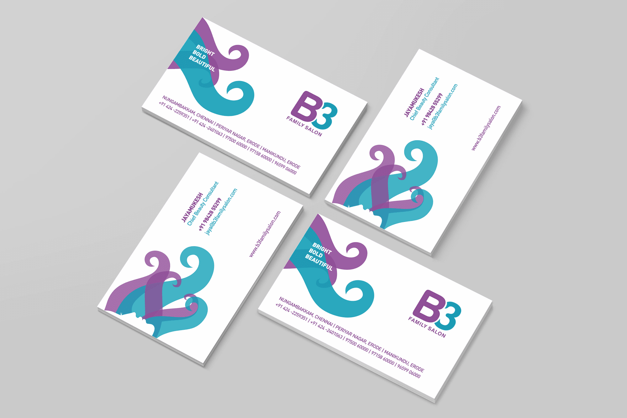B3-Visiting-Card Branding Design Digital Marketing in Bangalore by Violet Spark