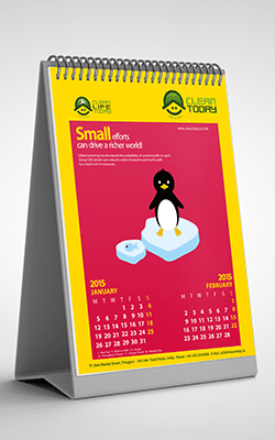 Clean Today by The Chennai Silk, Tirupur Calendar Branding Design Digital Marketing in Tiruppur by Violet Spark