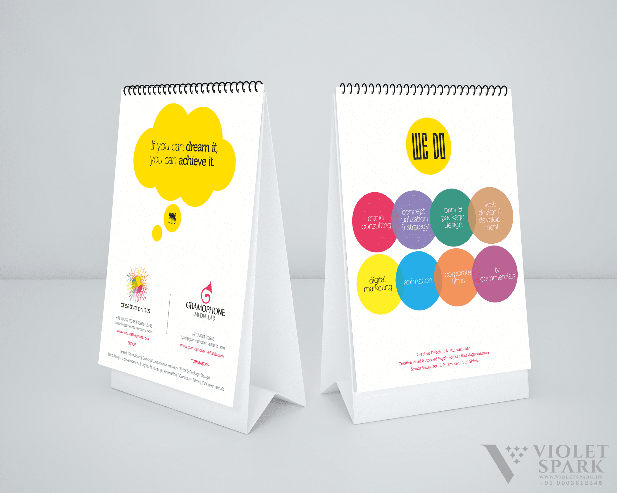 Thecreativeprints Calendar Branding Packaging Design Digital Marketing in erode coimbatore salem by Violet Spark