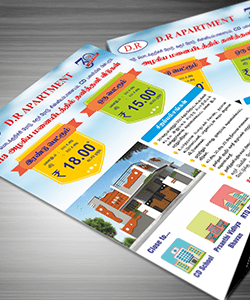DR APARTMENT FLYERS Branding & Packaging Design in Erode by Creative Prints thecreativeprints