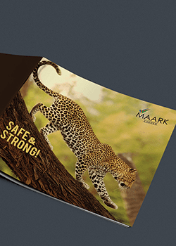 MAARK Ladder Brochure Design Branding & Packaging Design in Chennai by Violet Spark