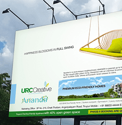 URC Creative Ananda Hoarding Design in Tiruppur by Violet Spark