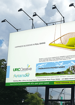 URC Creative Ananda Hoarding Design in Tiruppur by Violet Spark