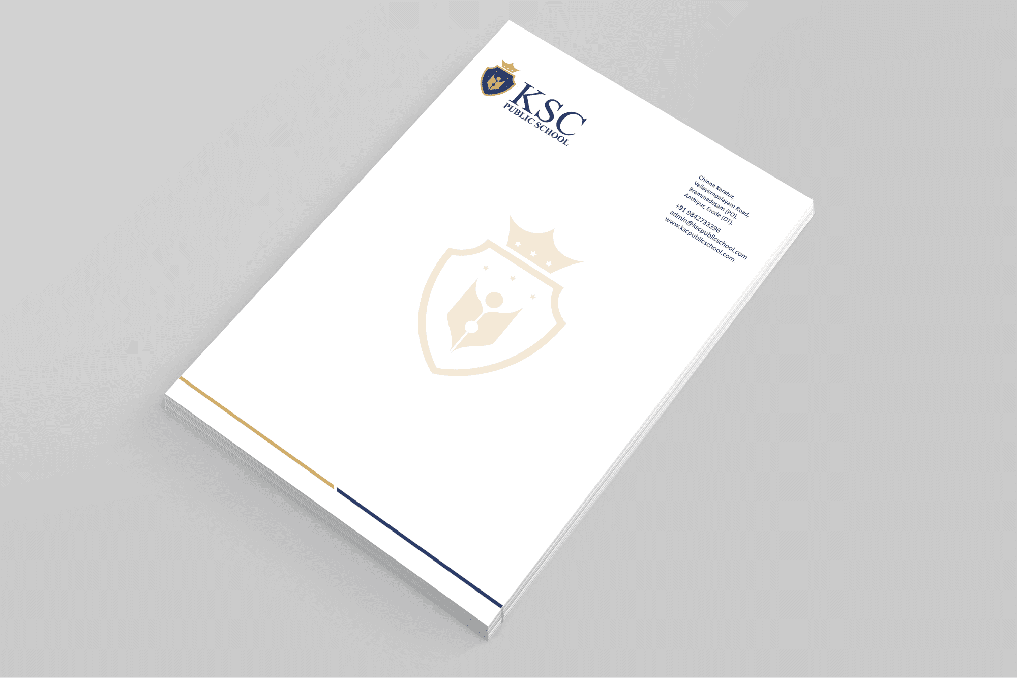 KSC Letter Head Design Graphic Design, Branding Packaging Design in Anthiyur by Creative Prints thecreativeprints