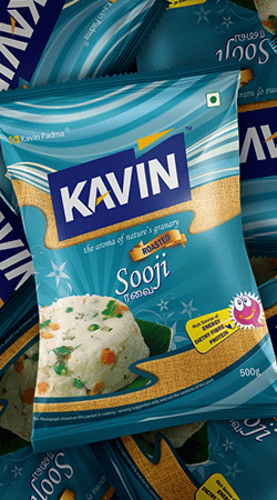 Kavin Sooji Rava Branding Packaging Design Digital Marketing in Tiruppur by Violet Spark
