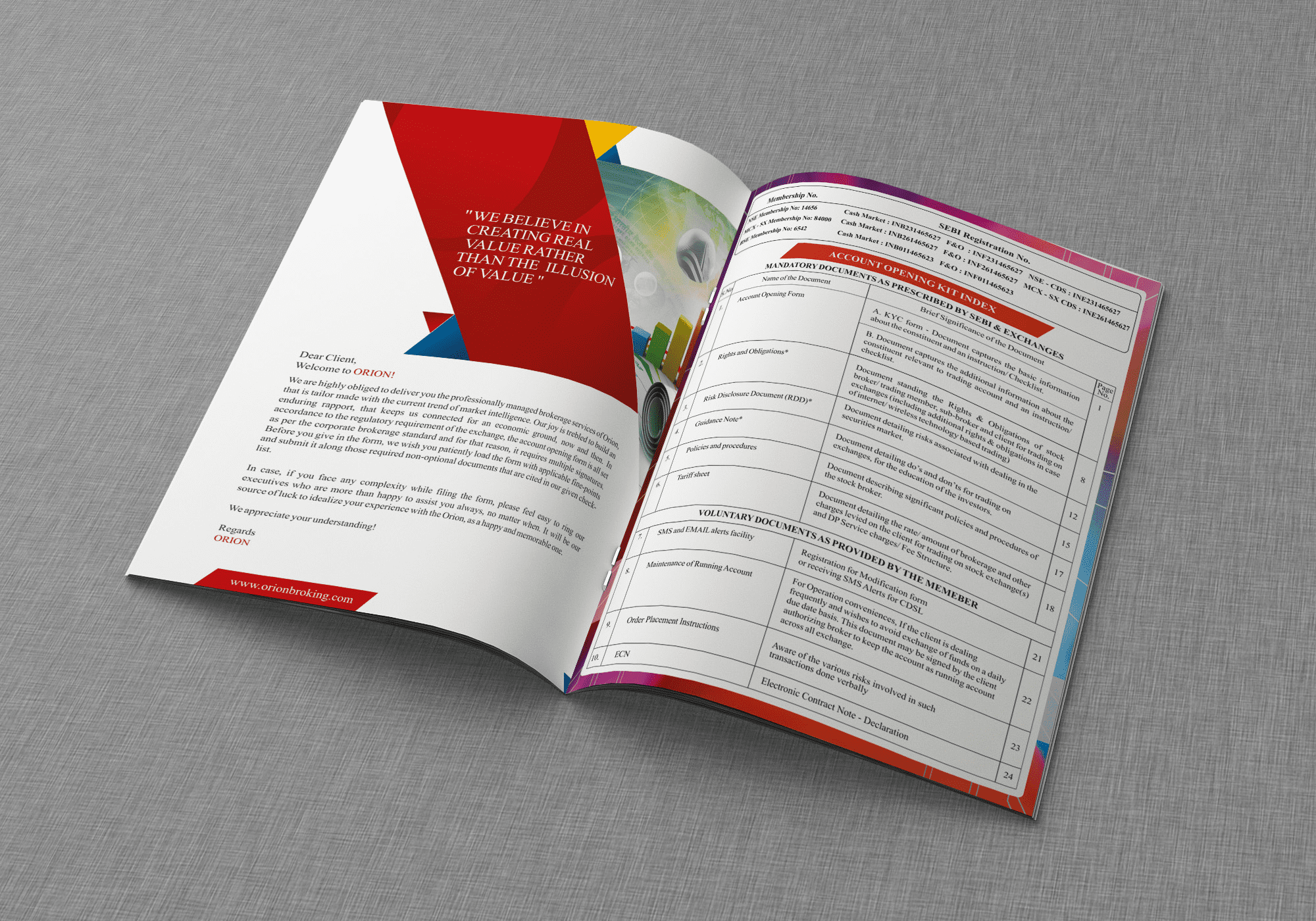 Orion Book Inside Pages Branding Design Digital Marketing in Coimbatore by Violet Spark