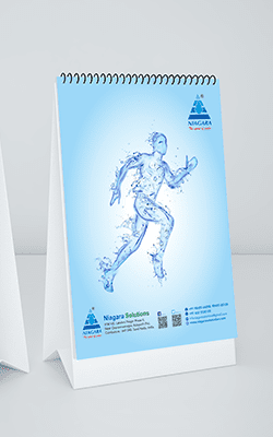 Niagara Solutions Calendar Graphic Design, Branding Packaging Design in Chennai by Creative Prints thecreativeprints