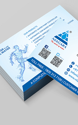Niagara Solutions Visiting Card Graphic Design, Branding Packaging Design in Coimbatore by Creative Prints thecreativeprints