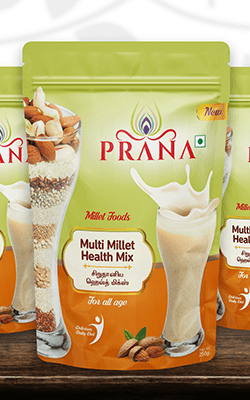 Prana Health Mix Graphic Design, Branding Packaging Design in Karur by Creative Prints thecreativeprints