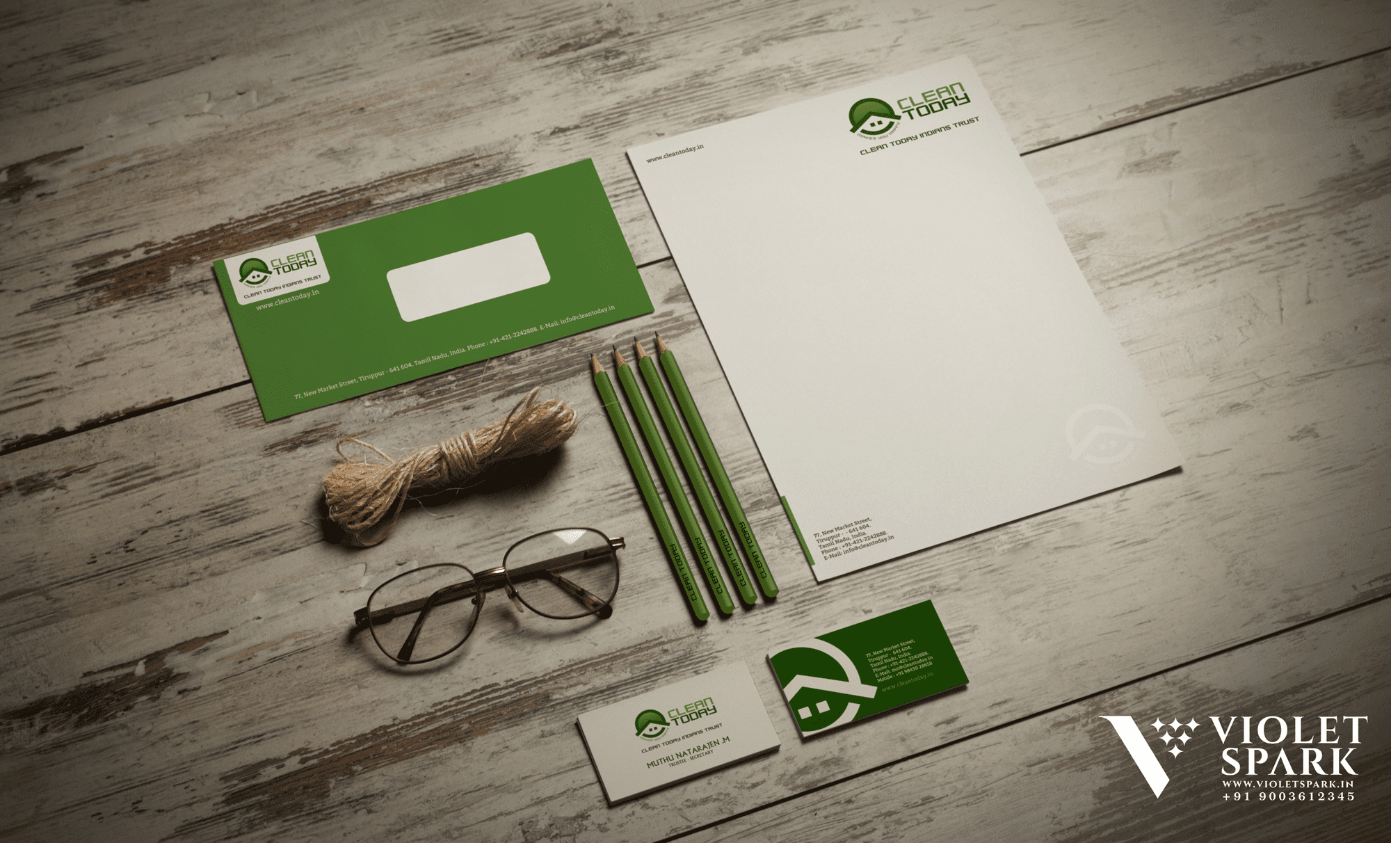 Clean Today by The Chennai Silk, Calendar Branding Packaging Design Digital Marketing in Tiruppur by Violet Spark