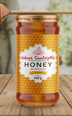 Udupi Santripthi Honey Branding Packaging Design Digital Marketing in Udupi by Violet Spark