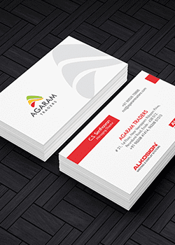 Agaram Traders Logo and Visiting Card Design Branding & Packaging Design in Coimbatore by Creative Prints thecreativeprints