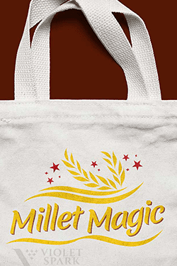Millet Magic Cotton Bag Branding Packaging Design Digital Marketing in Erode by Violet Spark